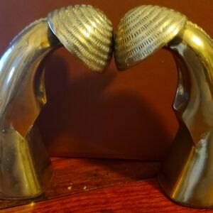 Brass Asian Bookends